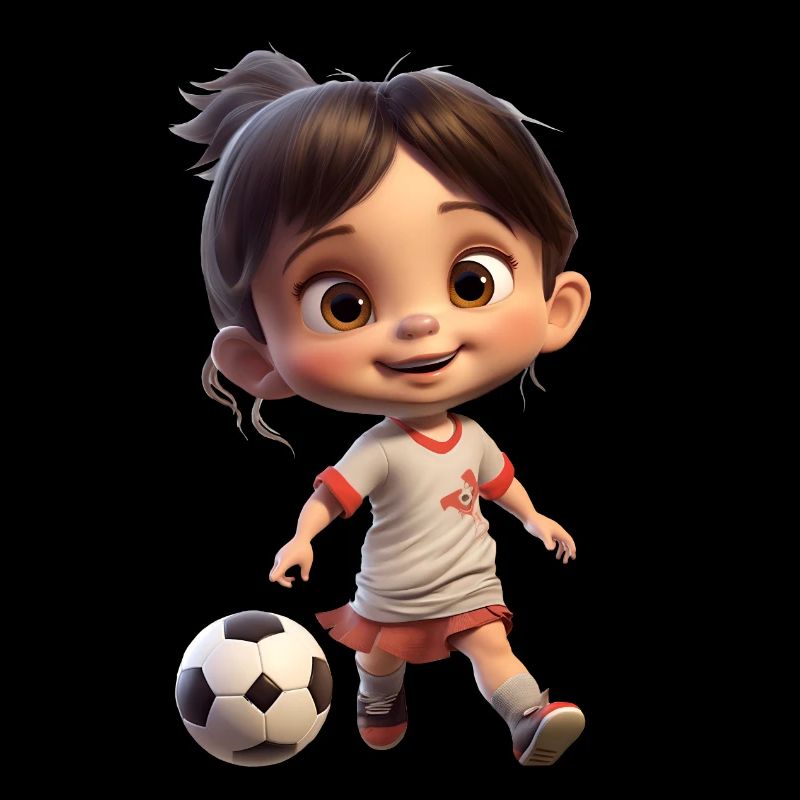 Fussballerin Mädchen