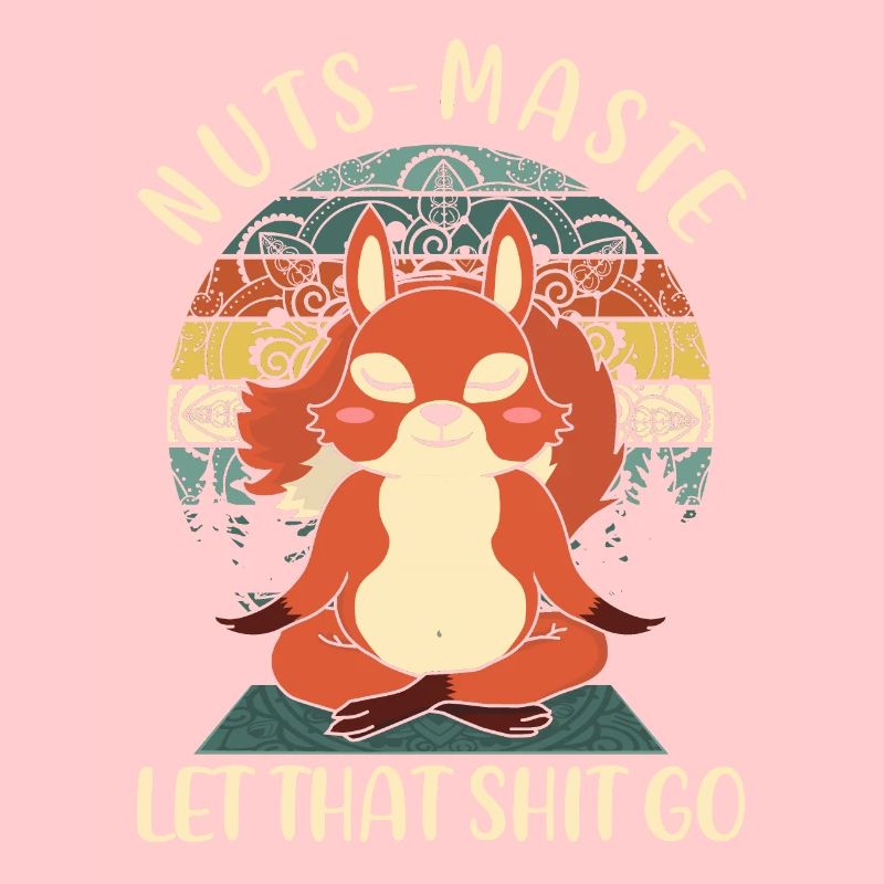 Nuts-Maste Yoga Eichhörnchen Meditation Namaste