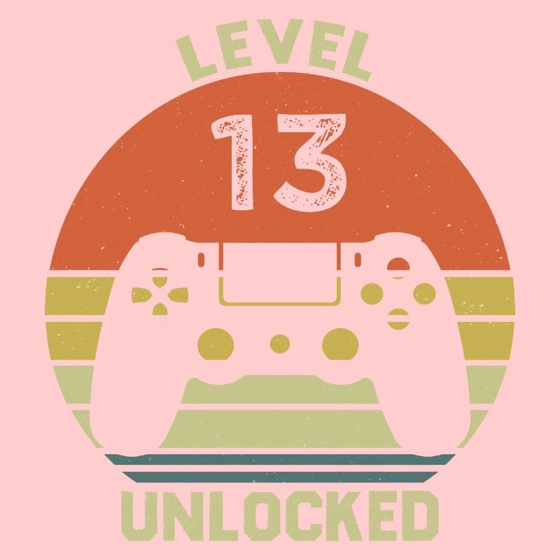 Level 13 Unlocked 13 Years Anniversary Gift