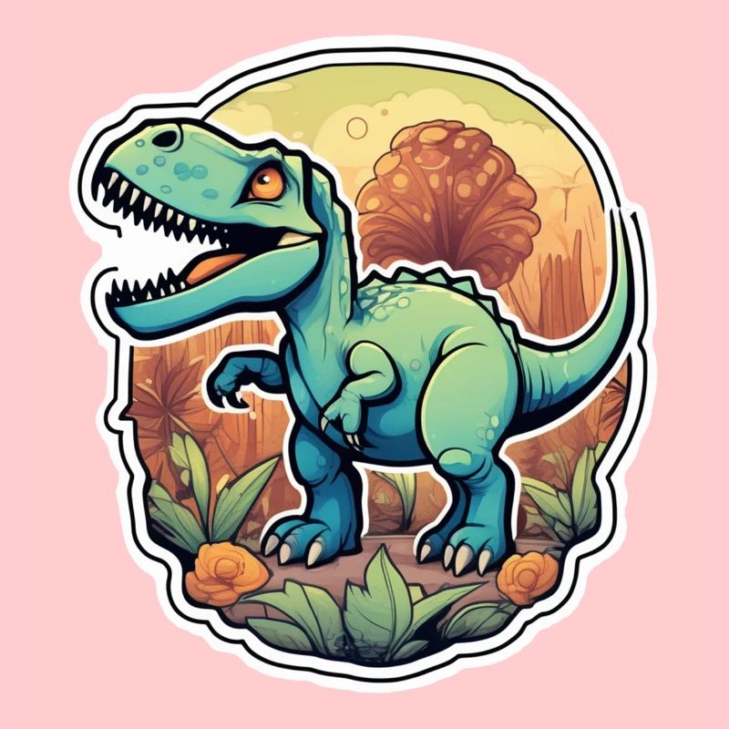 dinosaure dessin animé