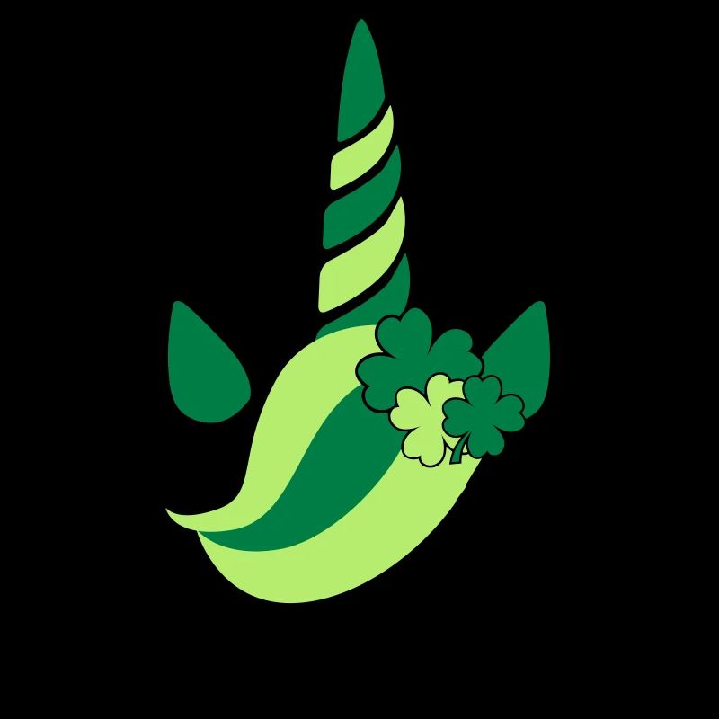 St Patricks day Einhorn-Kind-Magie-Kleeblatt-Baby