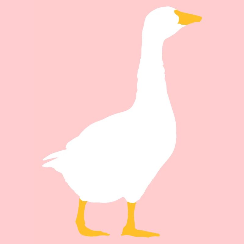 Design goose silhouette