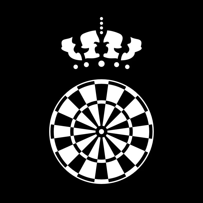 Dart Scheibe Krone