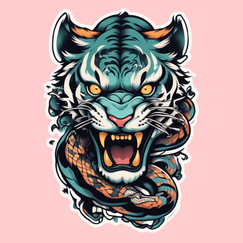 Tiger Japanese tattoo