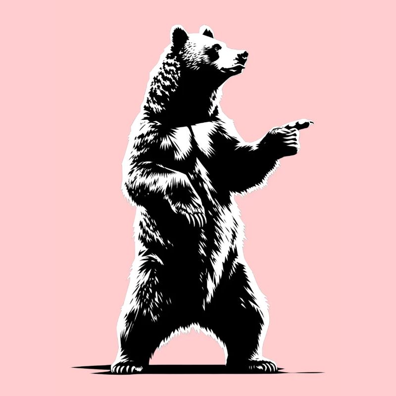 Dancing Explainer Bear | Teacher's index finger