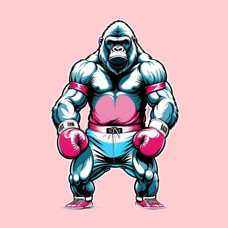 Boxe Boxeur Gorille