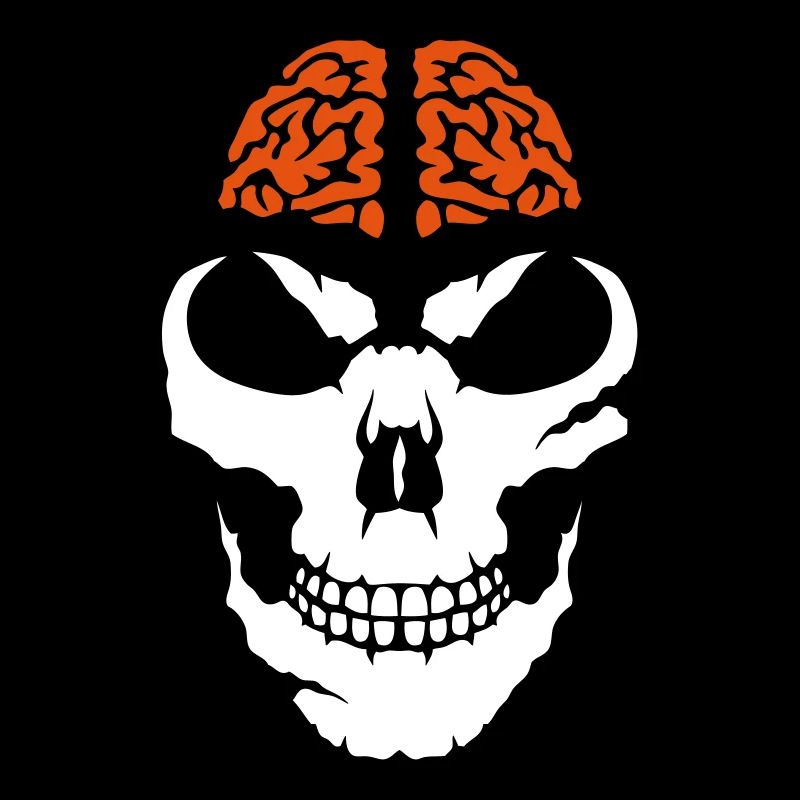 brain brain death brain skull