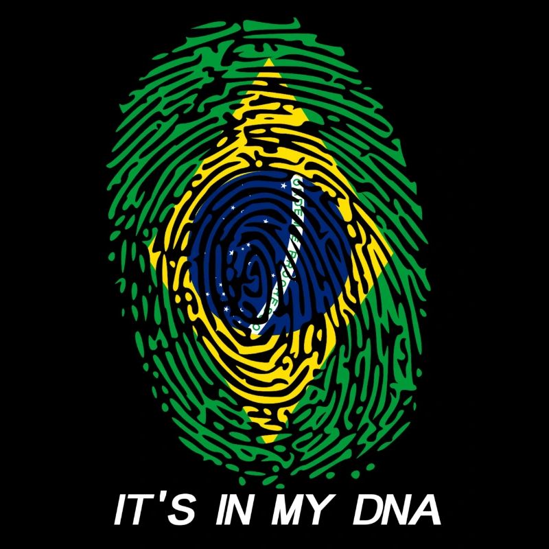 Brésil Drapeau brésilien C'est dans mon ADN