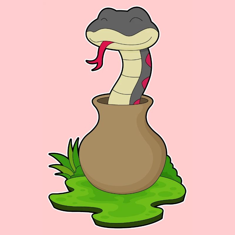 Vase Serpent