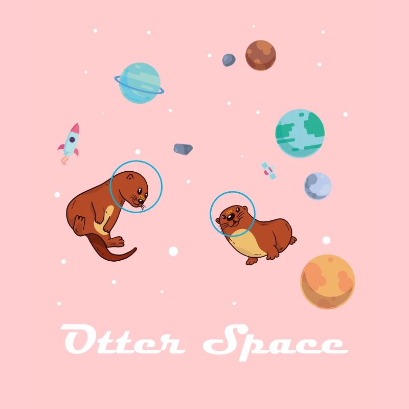 Otter Space Shirt for Space Explorers