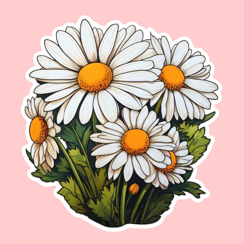 Gänseblümchen 5 Blüten