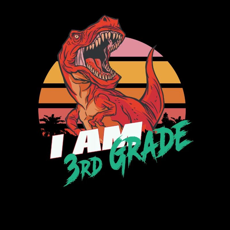 I am 3rd Grade, Second Grader - T-REX