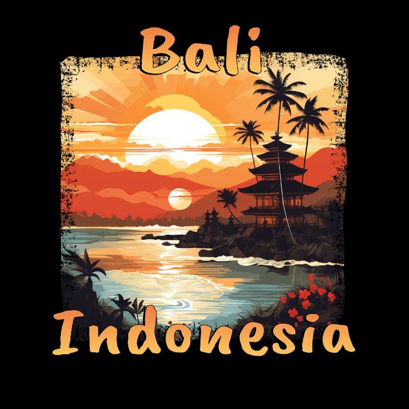 Bali Sunset: Grunge Beach Vacation