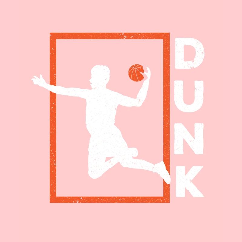 Basketteur basketteur hoop throw dunken