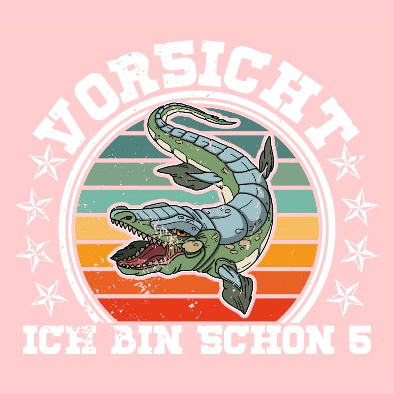 Mosasaurus Dinosaurier Urzeit Kinder Spruch