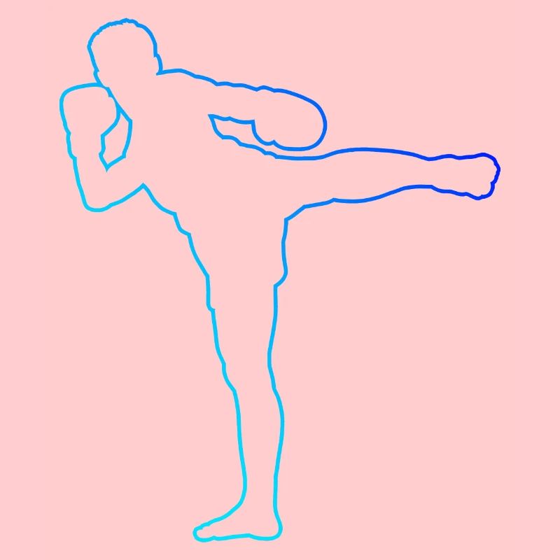Boxe Thaïlandaise Boxeur Thaïlandais Thaïboxe Hommes Boxe thaïlandaise