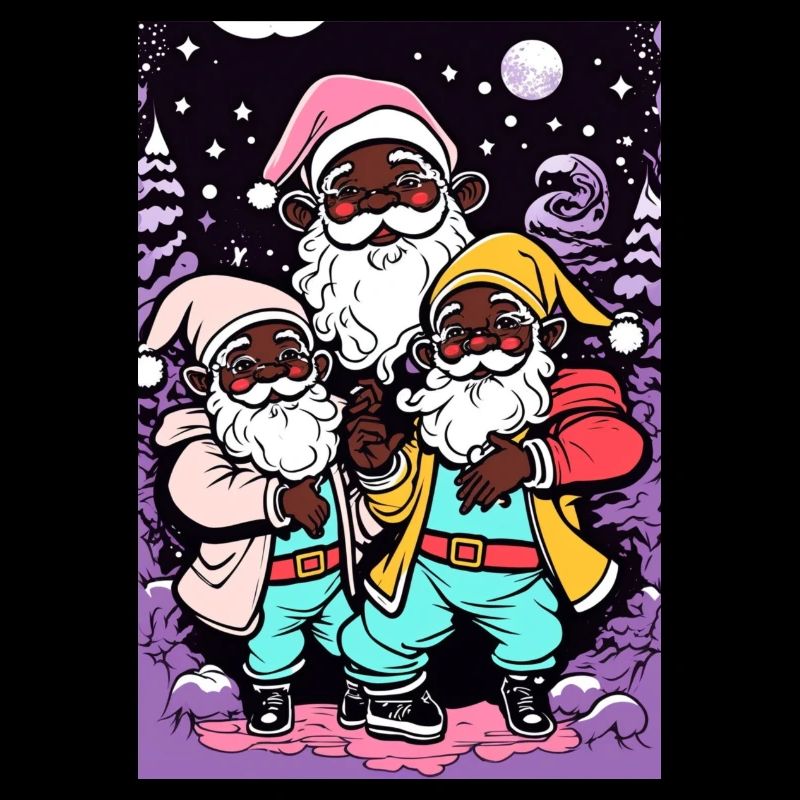 Afro Weihnachtsmann - Traditionen brechen