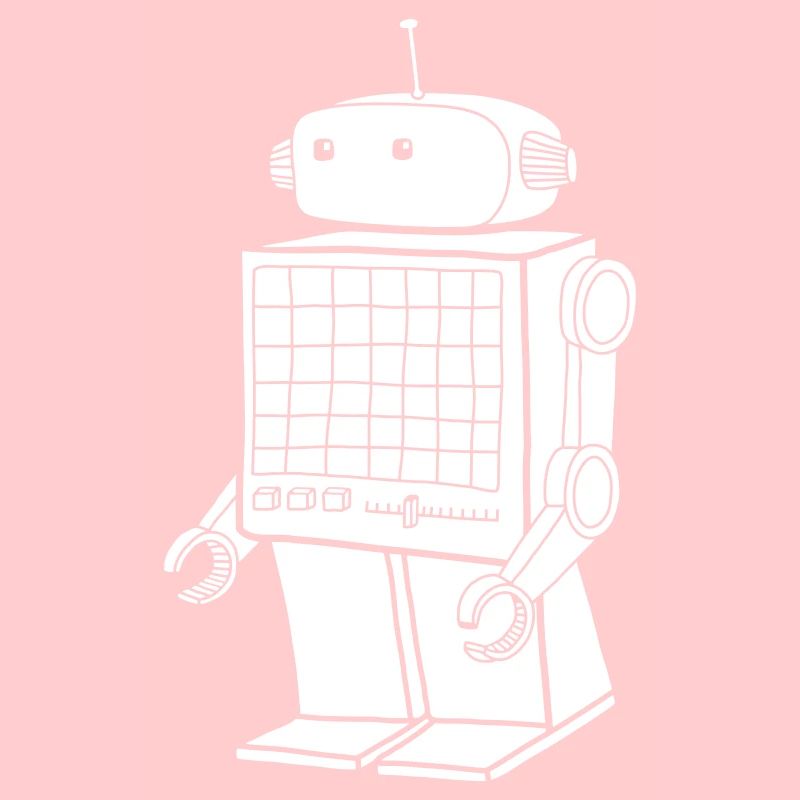 Retro Roboter – Vintage KI Android Design