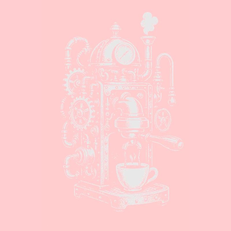 Steampunk-Espressomaschine