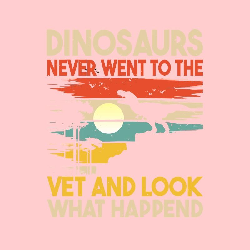 Funny Veterinary Dinosaur Veterinary Technician
