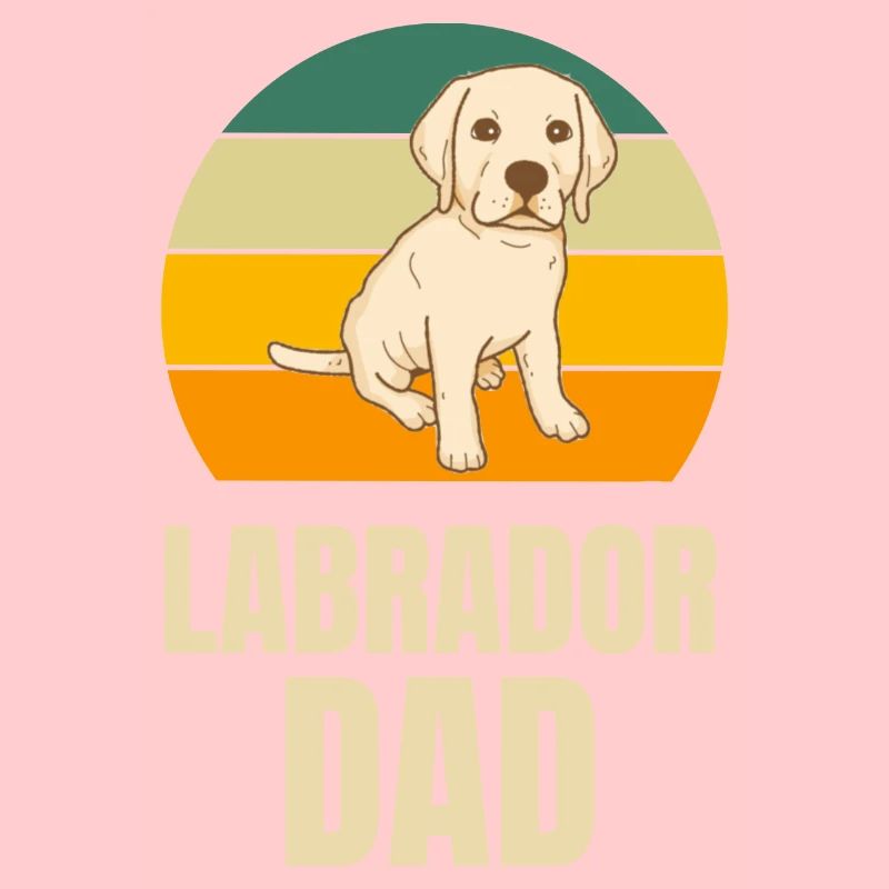 Rétro Labrador Papa