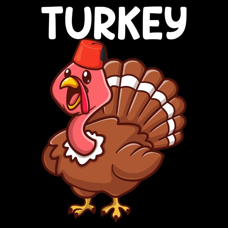 Turkey Türkei Truthahn Spruch Geschenk
