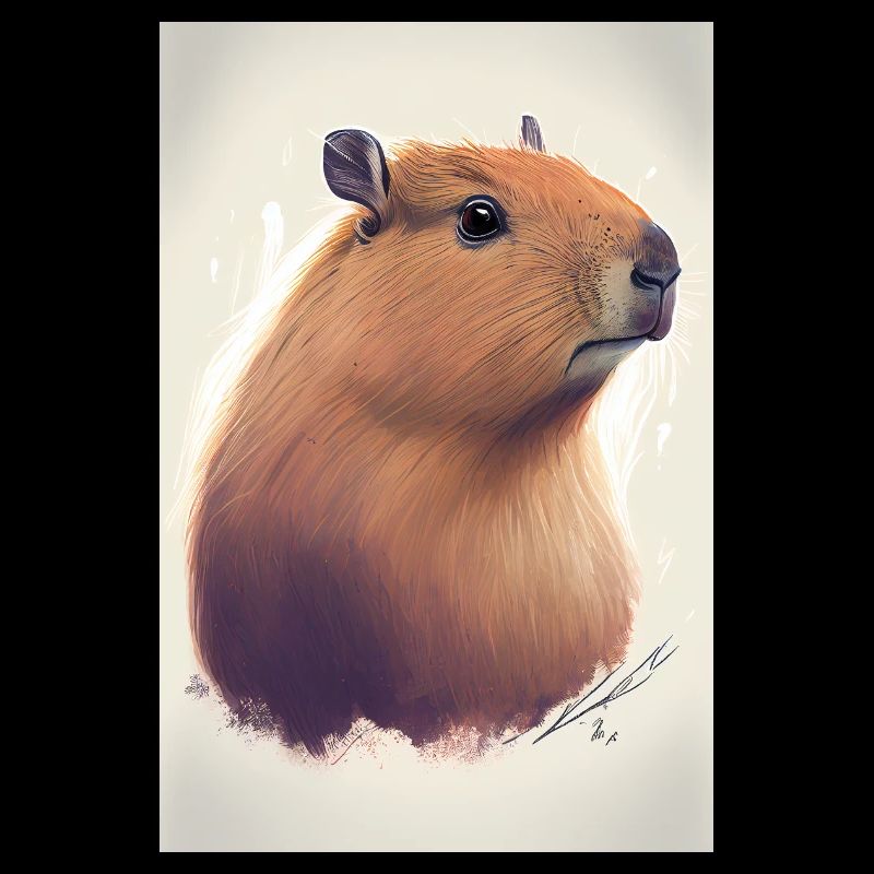Capybara capybara Capybaras drawing animal