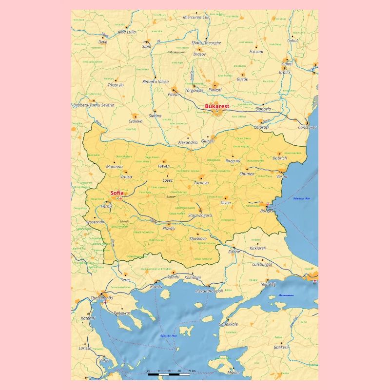 Bulgaria Map