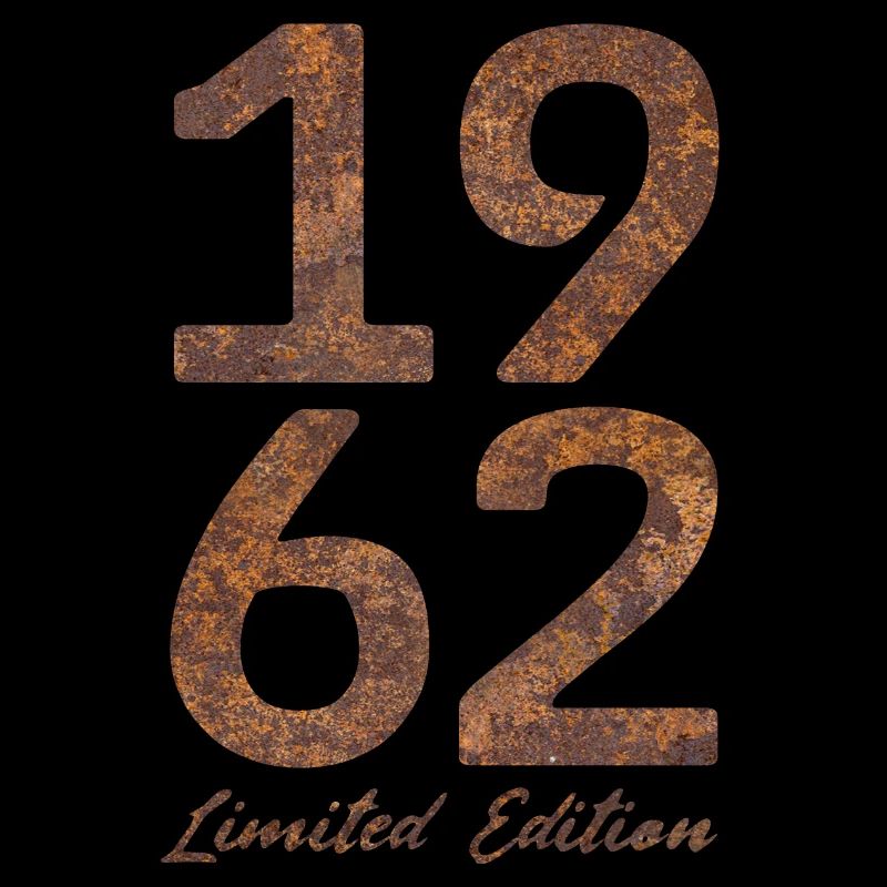 Vintage 1962 Limited Edition Rust Look