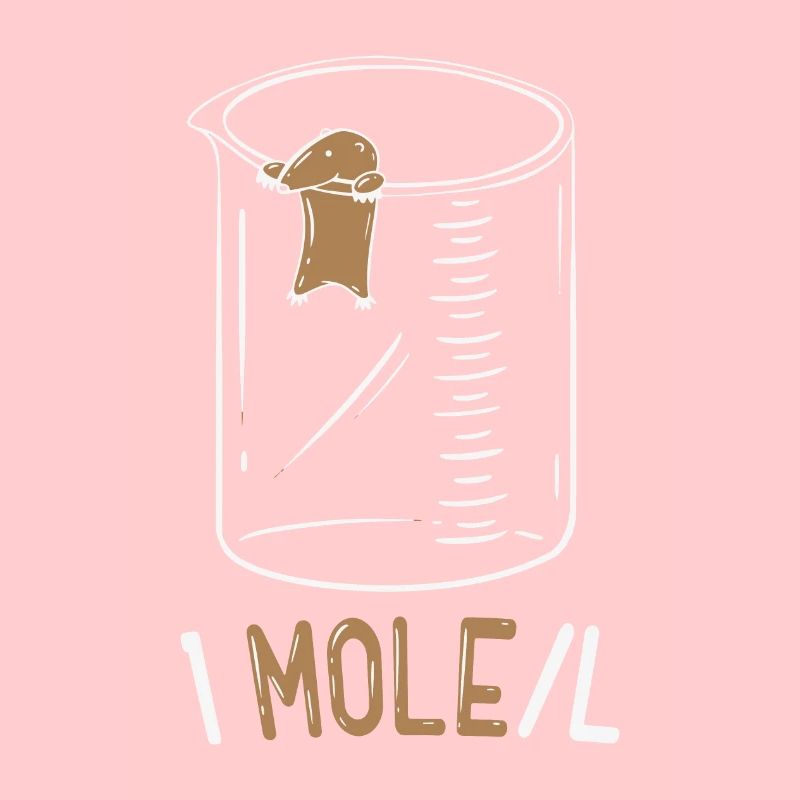 Une mole par litre Drôle Chimie Geek Physics Nerd