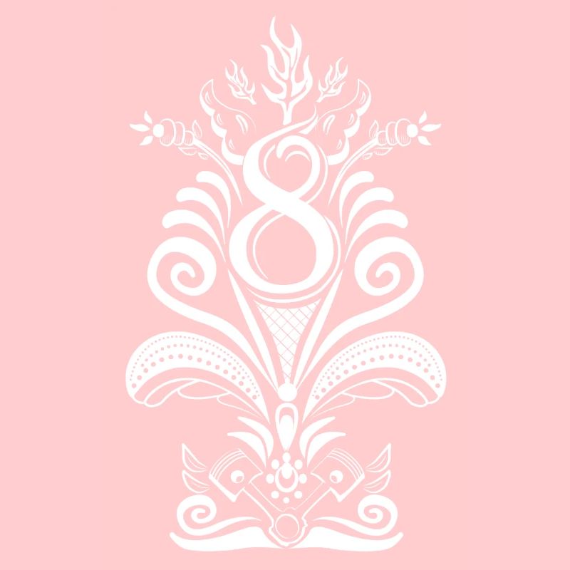 Kurbits V8 No :2 - blanc