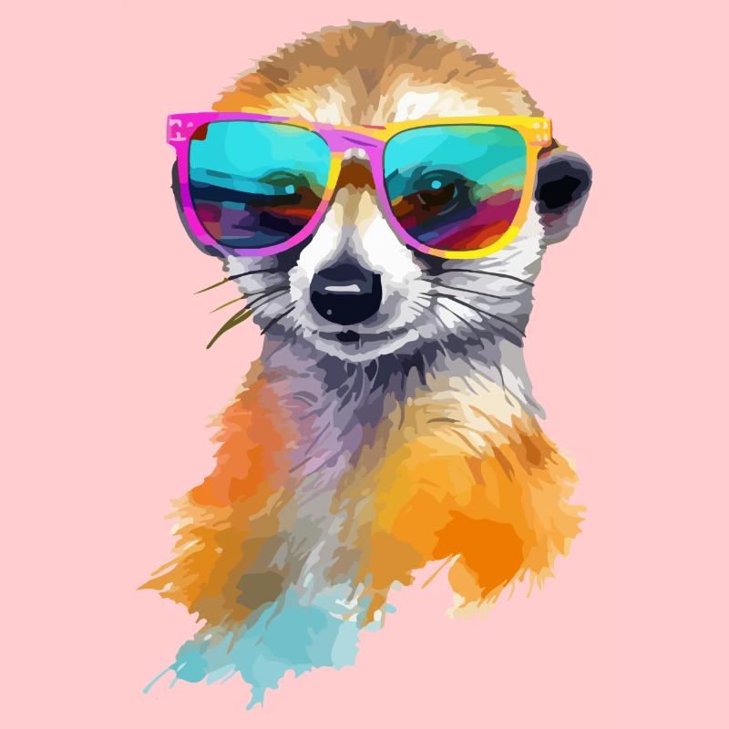 Migno, das Erdmännchen mit Brille