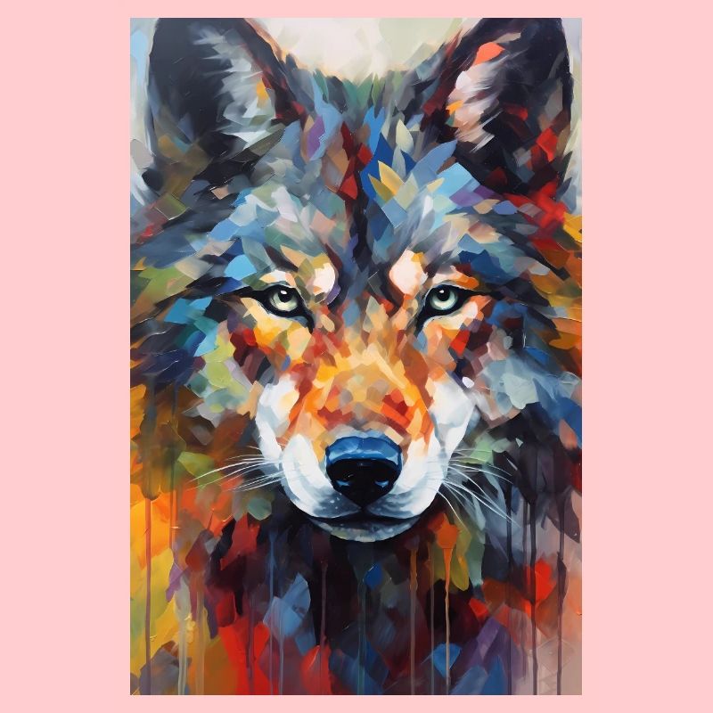 Wolf Wolves Animal Howl Paintings