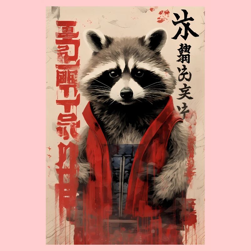 Waschbär China