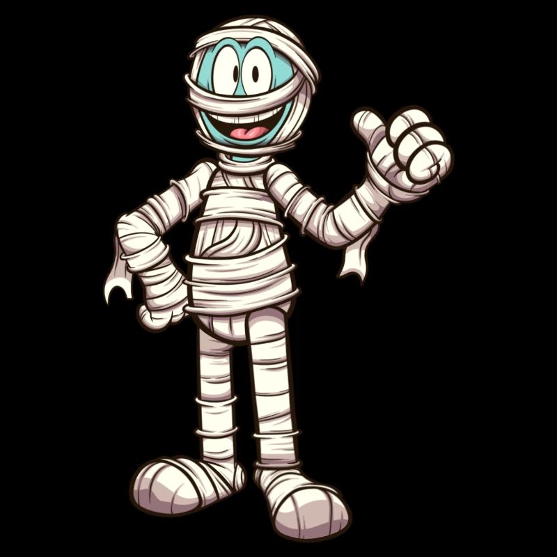Momie de dessin animé