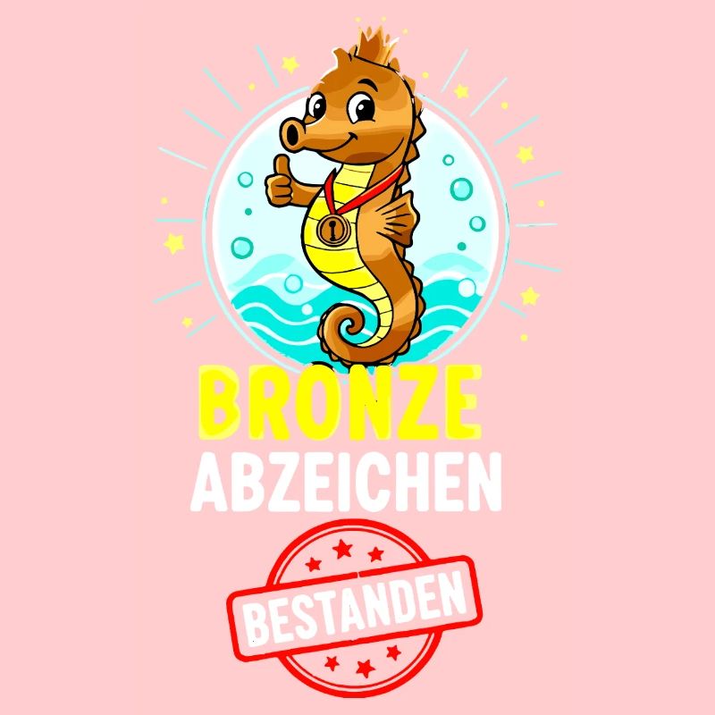 Bronze Seepferdchen Abzeichen 