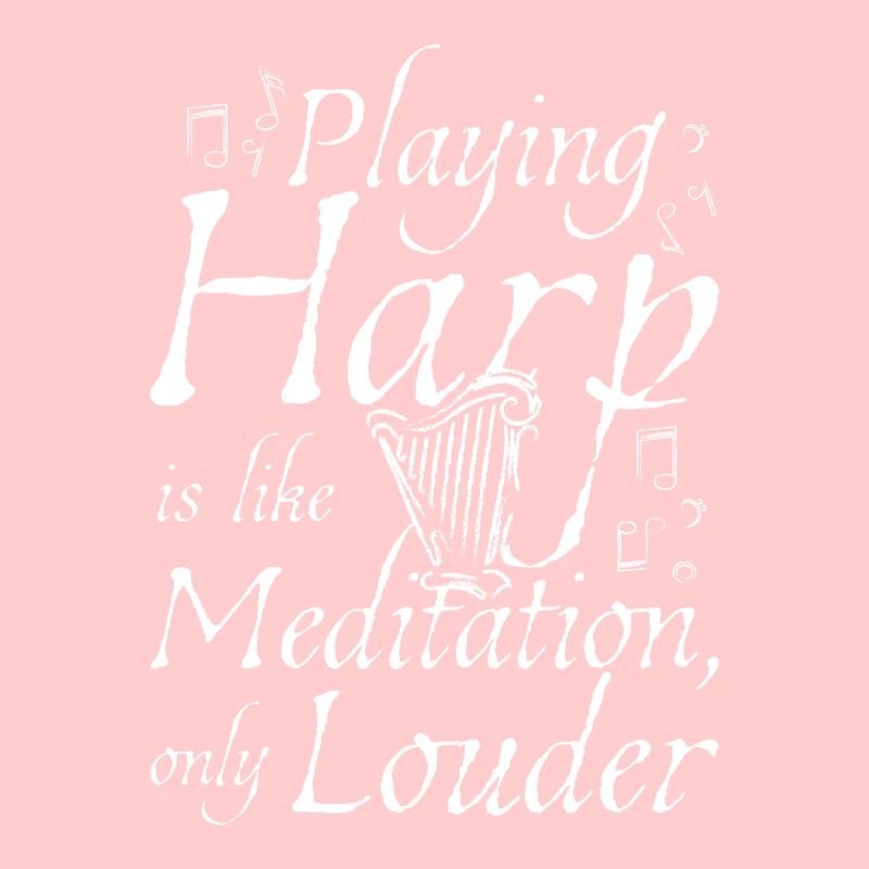 Jouer de la harpe, c’est comme la méditation, mais en plus fort