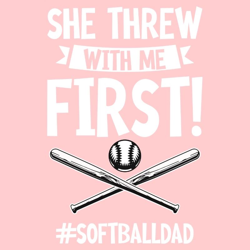 Elle a jeté avec moi le premier #softballdad 4