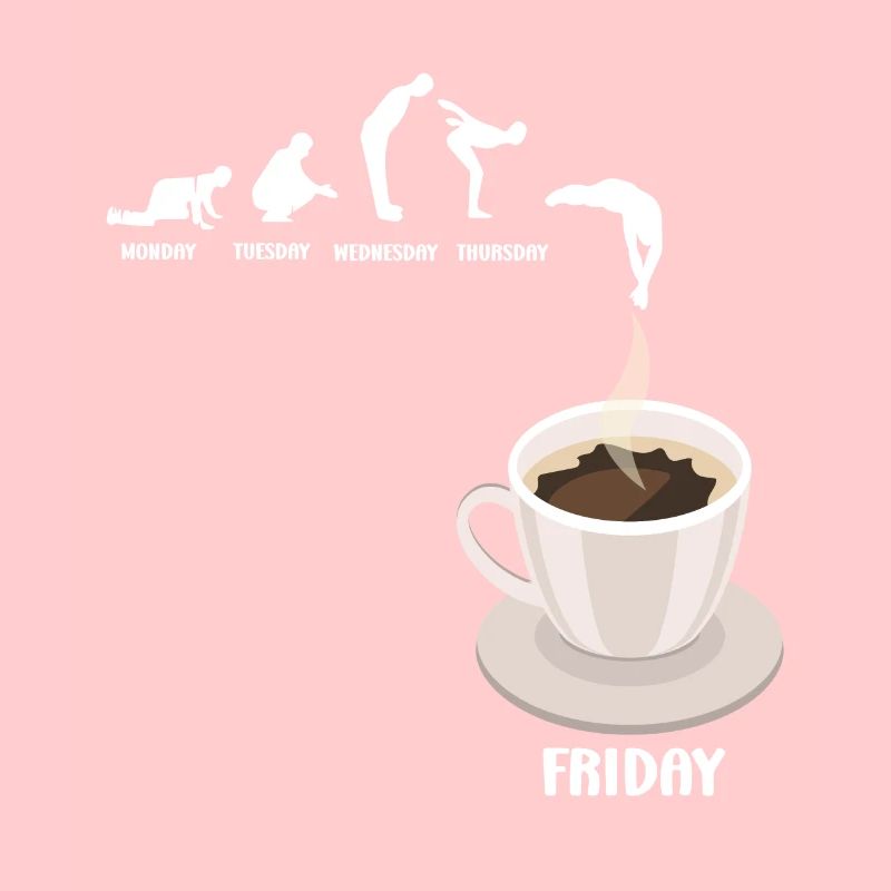 Gift - coffee Monday to Friday cup