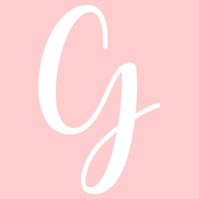 Calligraphie, initiale G