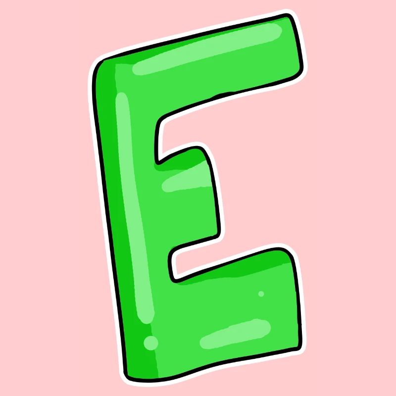 Lettre E Point de départ