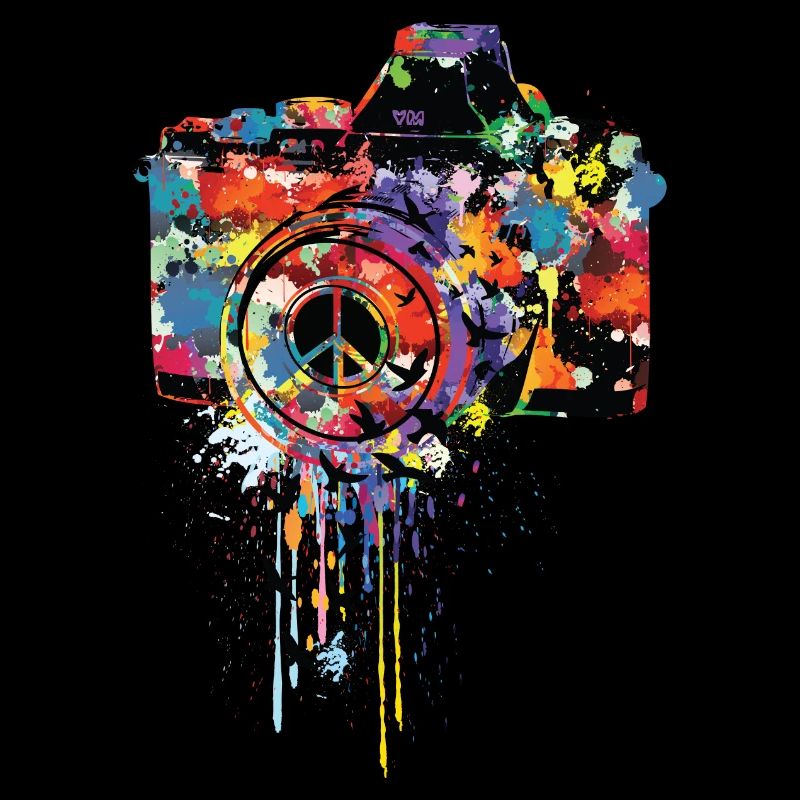 splattered camera
