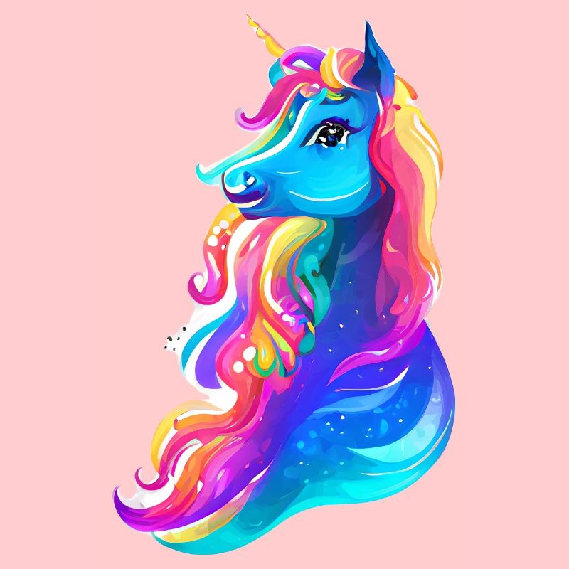 Unicorn Mädchen Einhorn Fabeltier Einhörner