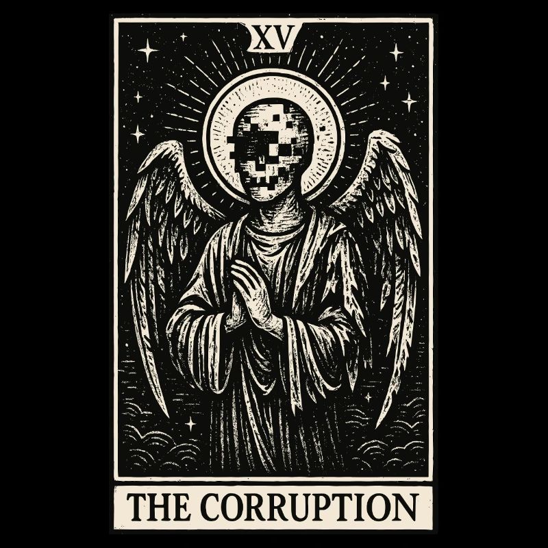 Tarot-Datenhortung: Der Engel der Verderbnis