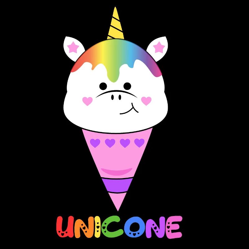 Licorne avec glace