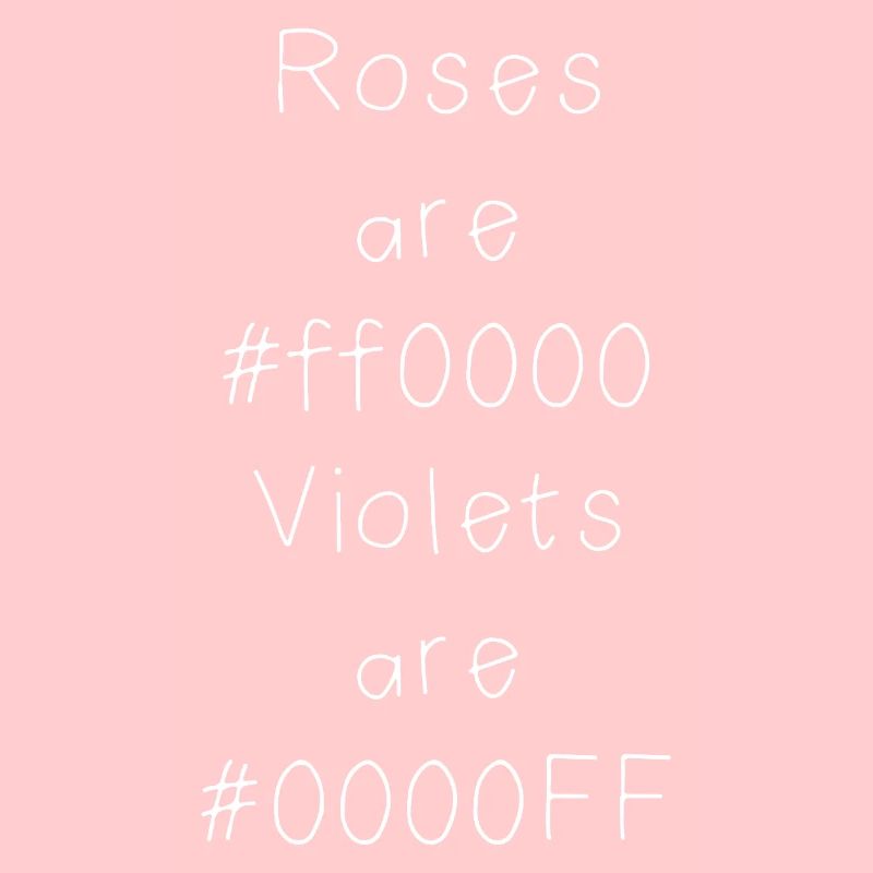 Blague sur le code couleur hexadécimal pour développeurs, codeurs et web...