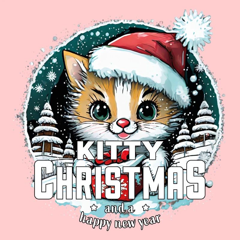 Chat de Noël - Kitty Noël