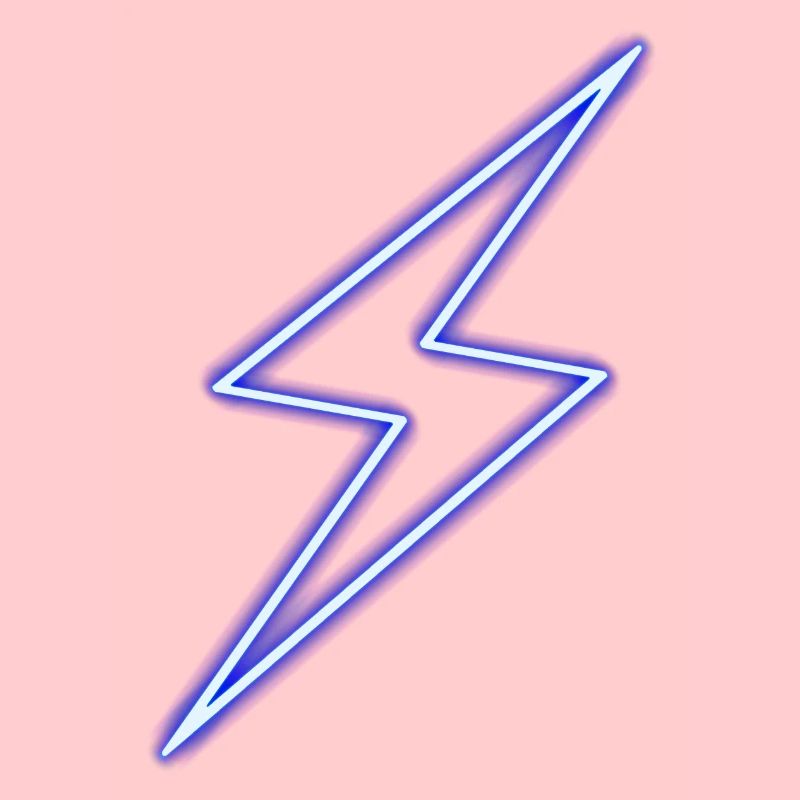 Neon-Blitzbolt
