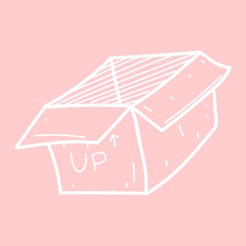 Karton Pappkarton Box Zeichnung