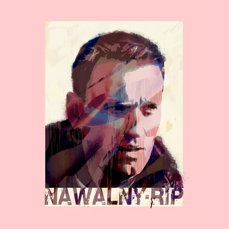 Navalny,RIP,Graffiti,Peinture